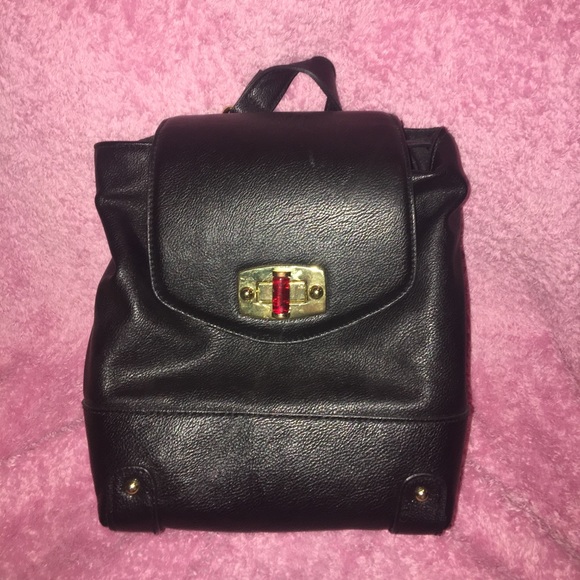 Merona Handbags - Merona Faux Leather Backpack Purse